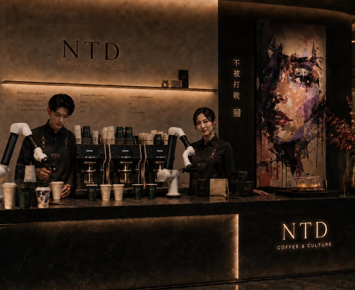 NTD robotic coffee system